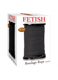 Черная веревка для связывания Bondage Rope - 60,9 м. - Pipedream - купить с доставкой в Симферополе