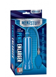 Синяя вакуумная помпа MENZSTUFF PENIS ENLARGER - Dream Toys - в Симферополе купить с доставкой