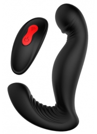 Черный вибромассажер простаты SWIRLING P-PLEASER - Dream Toys - в Симферополе купить с доставкой
