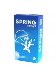 Ультратонкие презервативы SPRING SKY LIGHT - 12 шт. - SPRING - купить с доставкой в Симферополе