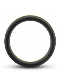 Черно-зеленое эрекционное кольцо Silicone Go Pro Cock Ring - Blush Novelties - в Симферополе купить с доставкой