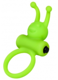 Зеленое эрекционное виброкольцо на пенис Cock Ring - A-toys - в Симферополе купить с доставкой Зеленое эрекционное виброкольцо на пенис Cock Ring - A-toys - в Симферополе купить с доставкой