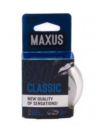 Классические презервативы в пластиковом кейсе MAXUS Classic - 3 шт. - Maxus - купить с доставкой в Симферополе