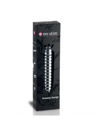 Рельефный фаллос для интенсивного электросекса Groovey George - 20 см. - MyStim - купить с доставкой в Симферополе