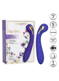 Фиолетовый вибромассажер с электростимуляцией Intimate Estim Petite G Wand - 19 см. - California Exotic Novelties - купить с доставкой в Симферополе