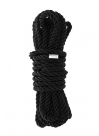 Черная веревка для шибари DELUXE BONDAGE ROPE - 5 м. - Dream Toys - купить с доставкой в Симферополе