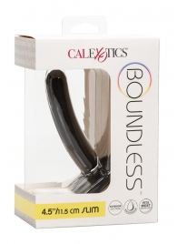 Черный анальный стимулятор Boundless 4.5” Slim Probe - 11,5 см. - California Exotic Novelties - купить с доставкой в Симферополе