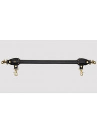 Черная распорка для ног Bound to You Faux Leather Spreader Bar - 50,8 см. - Fifty Shades of Grey - купить с доставкой в Симферополе