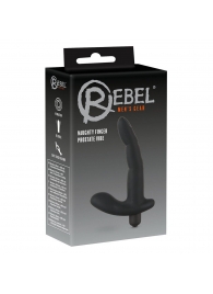 Черный вибромассажер простаты Naughty Finger Prostate Vibe - 13,8 см. - Orion - в Симферополе купить с доставкой