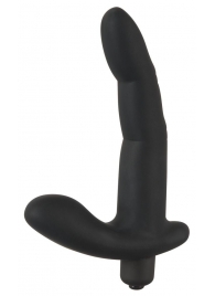 Черный вибромассажер простаты Naughty Finger Prostate Vibe - 13,8 см. - Orion - в Симферополе купить с доставкой