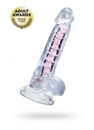 Прозрачный гибкий фаллоимитатор Paret - 18 см. - A-toys купить с доставкой в интернет-магазине Orgasmix в Симферополе Прозрачный гибкий фаллоимитатор Paret - 18 см. - A-toys