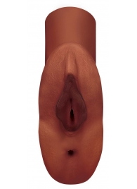 Коричневый мастурбатор Perfect Pussy Double Stroker - Pipedream - в Симферополе купить с доставкой