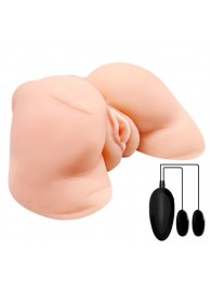 Телесная вибровагина Julie с 2 рабочими отверстиями - Baile - в Симферополе купить с доставкой