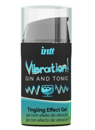 Жидкий интимный гель с эффектом вибрации Vibration! Gin   Tonic - 15 мл. - INTT - купить с доставкой в Симферополе