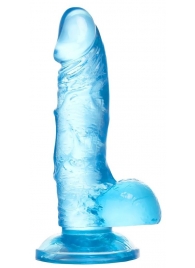 Голубой реалистичный фаллоимитатор Indy - 15,8 см. - A-toys купить с доставкой в интернет-магазине Orgasmix в Симферополе Голубой реалистичный фаллоимитатор Indy - 15,8 см. - A-toys
