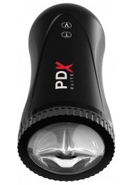 Черный автоматический мастурбатор-ротик Moto Stroker - Pipedream - в Симферополе купить с доставкой