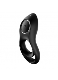 Черное эрекционное виброкольцо Legendary Duo - Satisfyer - в Симферополе купить с доставкой