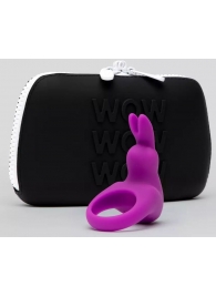 Фиолетовое эрекционное виброкольцо Happy Rabbit Cock Ring Kit - Happy Rabbit - в Симферополе купить с доставкой