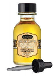 Масло для ласк с ароматом ванили Oil of Love Vanilla Creme - 22 мл. - Kama Sutra - купить с доставкой в Симферополе
