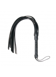 Черный флоггер Flogger Whip - 46 см. - Easy toys - купить с доставкой в Симферополе