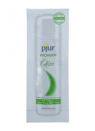 Лубрикант на водной основе pjur WOMAN Aloe - 2 мл. - Pjur - купить с доставкой в Симферополе