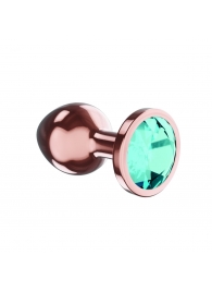 Пробка цвета розового золота с малиновым кристаллом Diamond Topaz Shine L - 8,3 см. - Lola Games - купить с доставкой в Симферополе