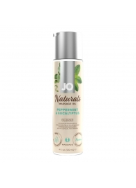 Массажное масло с ароматом перечной мяты и эвкалипта JO Naturals Peppermint   Eucalyptus - 120 мл. - System JO - купить с доставкой в Симферополе