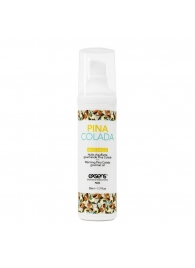 Разогревающее массажное масло с ароматом пина колада Gourmet Pina Colada - 50 мл. - Exsens - купить с доставкой в Симферополе