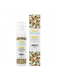 Разогревающее массажное масло с ароматом пина колада Gourmet Pina Colada - 50 мл. - Exsens - купить с доставкой в Симферополе