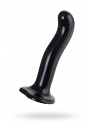 Черный стимулятор для пар P G-Spot Dildo Size M - 18 см. - Strap-on-me - в Симферополе купить с доставкой