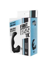 Черный вибромассажер простаты FantASStic Vibrating Prostate Massager - 11,3 см. - Dream Toys - в Симферополе купить с доставкой