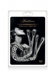 Регулируемые зажимы для сосков Sweet Caress Nipple Chain - Sweet Caress - купить с доставкой в Симферополе