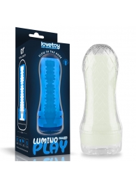 Светящийся в темноте мастурбатор Lumino Play Masturbator Ribbed - Lovetoy - в Симферополе купить с доставкой