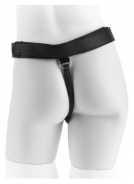 Страпон с телесной насадкой 7  Uncut with Strap on Harness - 18 см. - Pipedream - купить с доставкой в Симферополе
