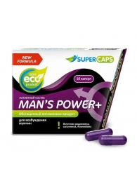 Возбуждающее средство для мужчин Mans Power plus - 10 капсул (0,35 гр.) +1 в подарок - SuperCaps - купить с доставкой в Симферополе