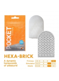 Карманный мастурбатор HEXA-BRICK - Tenga - в Симферополе купить с доставкой