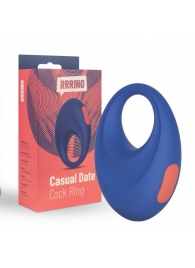 Синее эрекционное кольцо RRRING Casual Date Cock Ring - FeelzToys - в Симферополе купить с доставкой