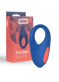 Синее эрекционное кольцо RRRING First Date Cock Ring - FeelzToys - в Симферополе купить с доставкой