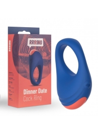 Синее эрекционное кольцо RRRING Dinner Date Cock Ring - FeelzToys - в Симферополе купить с доставкой