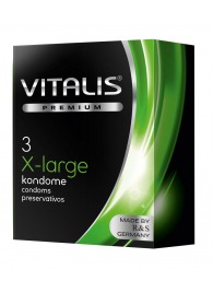 Презервативы увеличенного размера VITALIS PREMIUM x-large - 3 шт. - Vitalis - купить с доставкой в Симферополе