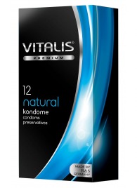Классические презервативы VITALIS PREMIUM natural - 12 шт. - Vitalis - купить с доставкой в Симферополе