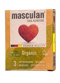 Экологически чистые презервативы Masculan Organic - 3 шт. - Masculan - купить с доставкой в Симферополе