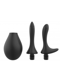 Черный анальный душ Nexus Anal Douche Set с 2 сменными насадками - Nexus Range - купить с доставкой в Симферополе