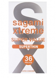 Ультратонкие презервативы Sagami Xtreme Superthin - 36 шт. - Sagami - купить с доставкой в Симферополе