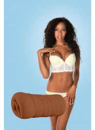 Коричневый мастурбатор-вагина BRIANNA - Dream Toys - в Симферополе купить с доставкой