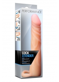 Телесная насадка на пенис Cock Xtender - 17,7 см. - Blush Novelties - в Симферополе купить с доставкой