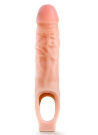 Телесная насадка на пенис 9 Inch Cock Sheath Extender - 22,2 см. - Blush Novelties - в Симферополе купить с доставкой