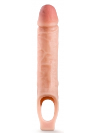 Телесная насадка на пенис 10 Inch Cock Sheath Extender - 25 см. - Blush Novelties - в Симферополе купить с доставкой