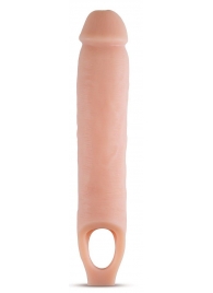 Телесная насадка на пенис 11.5 Inch Cock Sheath Penis Extender - 29,2 см. - Blush Novelties - в Симферополе купить с доставкой