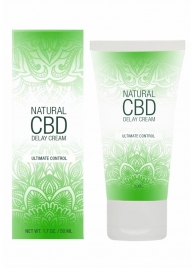 Крем-пролонгатор Natural CBD Delay Cream - 50 мл. - Shots Media BV - купить с доставкой в Симферополе